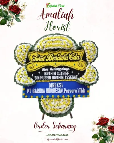Papan Bunga Duka di Gegelang